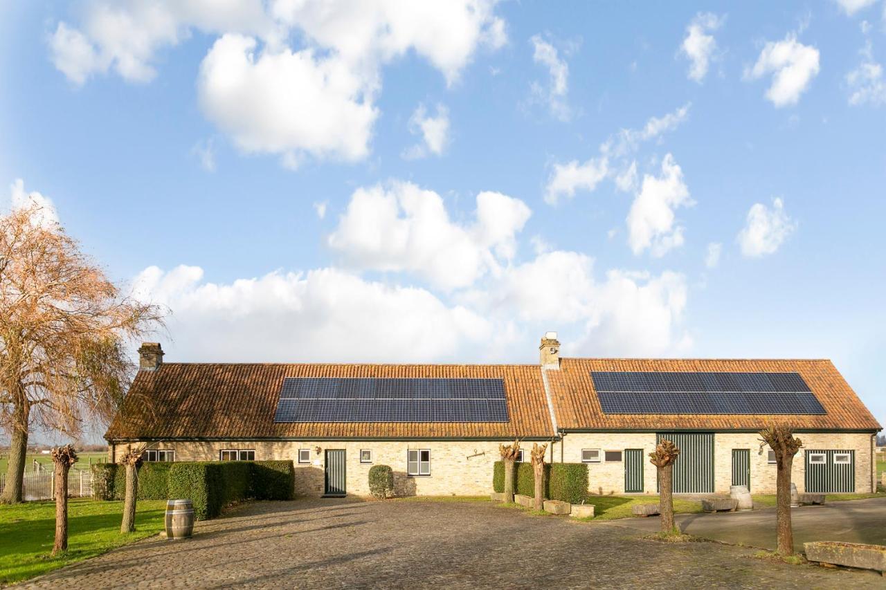 Landelijk gelegen villa op 4 km van het strand Koksijde Buitenkant foto