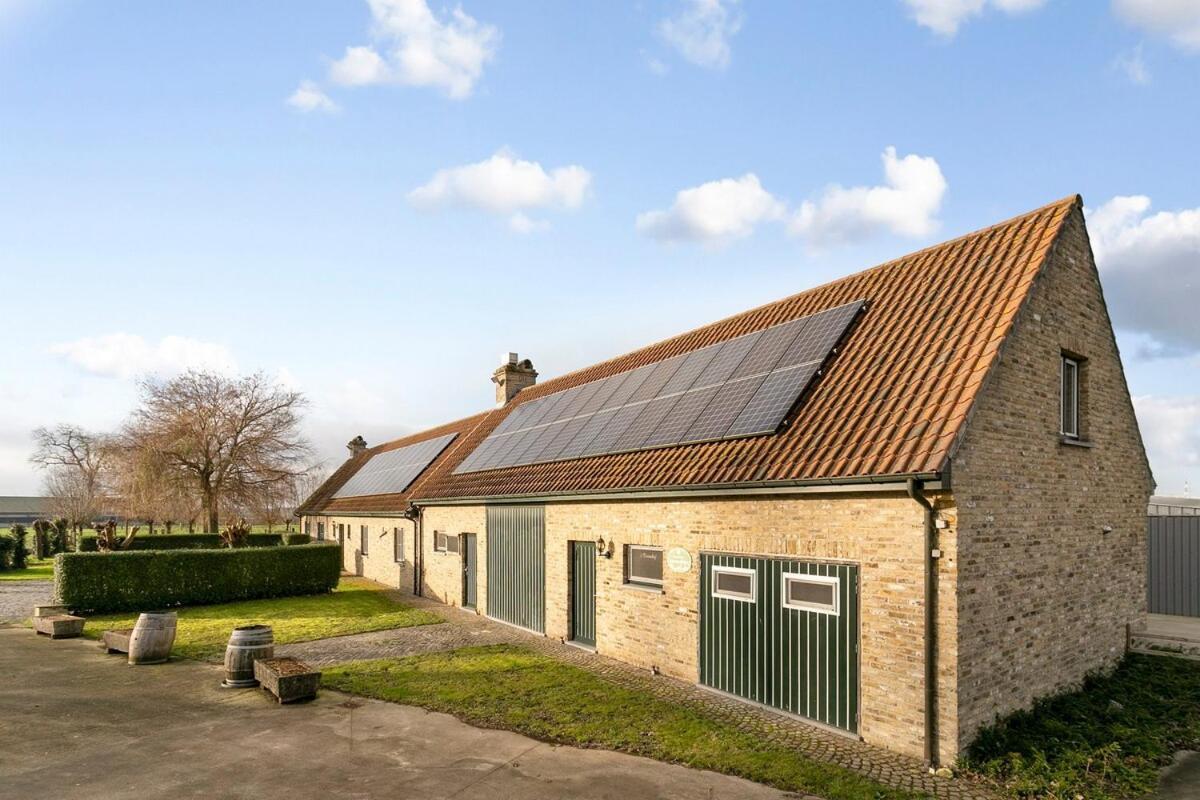 Landelijk gelegen villa op 4 km van het strand Koksijde Buitenkant foto